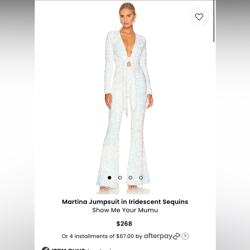 Show Me Your MuMu sequin jumpsuit! 💞